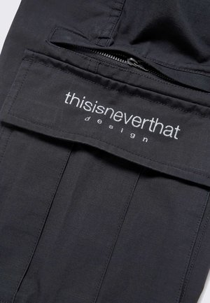 ThisIsNeverThat L Logo Cargo Pant - black ThisIsNeverThat L Logo Cargo Pant - black