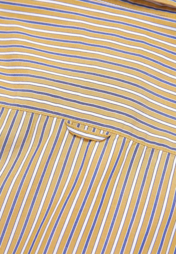 ThisIsNeverThat MI Logo Striped Shirt - yellow ThisIsNeverThat MI Logo Striped Shirt - yellow