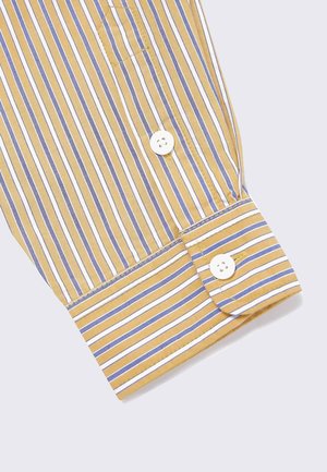 ThisIsNeverThat MI Logo Striped Shirt - yellow ThisIsNeverThat MI Logo Striped Shirt - yellow