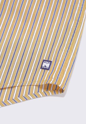 ThisIsNeverThat MI Logo Striped Shirt - yellow ThisIsNeverThat MI Logo Striped Shirt - yellow