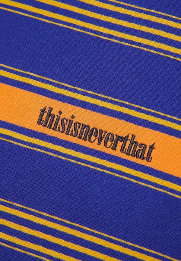 ThisIsNeverThat Onyx Striped Long Sleeve tee - blue/orange/yellow ThisIsNeverThat Onyx Striped Long Sleeve tee - blue/orange/yellow