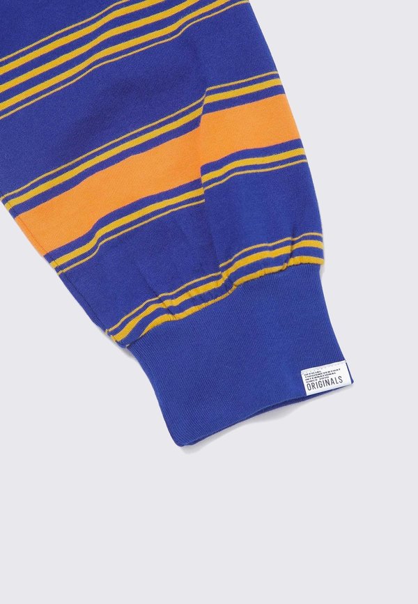 ThisIsNeverThat Onyx Striped Long Sleeve tee - blue/orange/yellow ThisIsNeverThat Onyx Striped Long Sleeve tee - blue/orange/yellow
