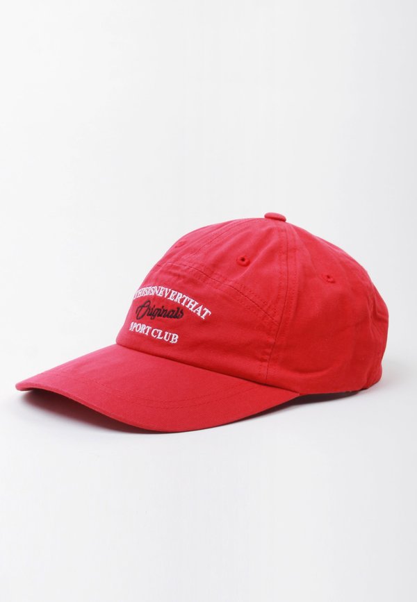 ThisIsNeverThat Sport Club 7 Panel Cap - red ThisIsNeverThat Sport Club 7 Panel Cap - red