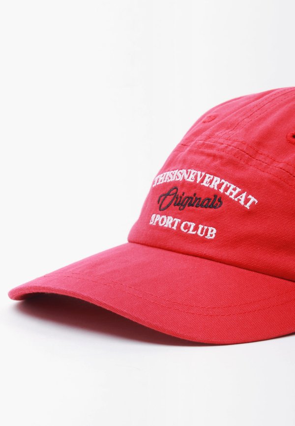 ThisIsNeverThat Sport Club 7 Panel Cap - red ThisIsNeverThat Sport Club 7 Panel Cap - red