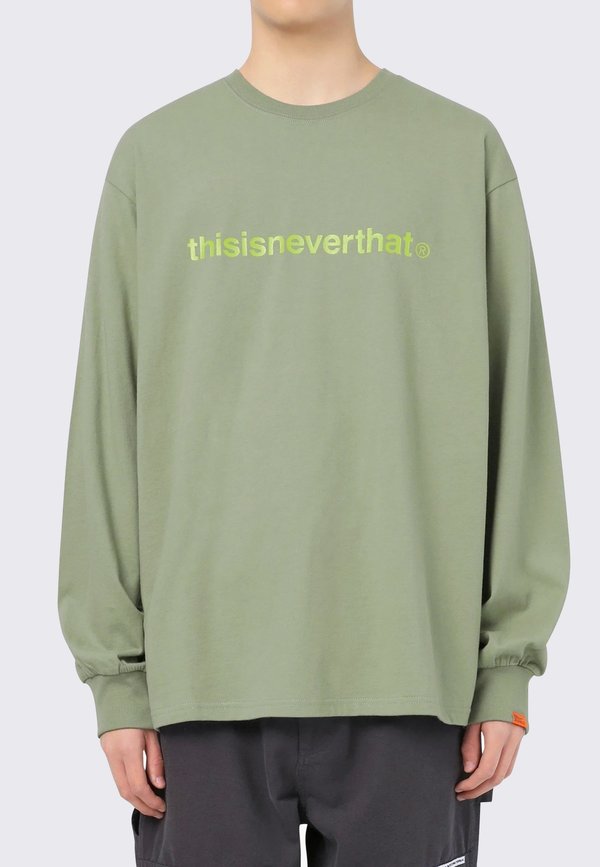 ThisIsNeverThat T-Logo Long Sleeve - light olive ThisIsNeverThat T-Logo Long Sleeve - light olive