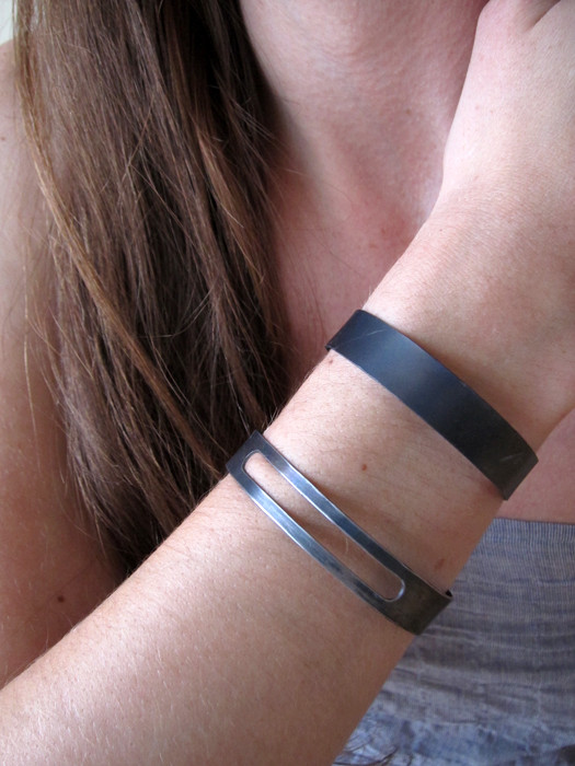 Kat Seale Medium Cuff, Steel Kat Seale Medium Cuff, Steel