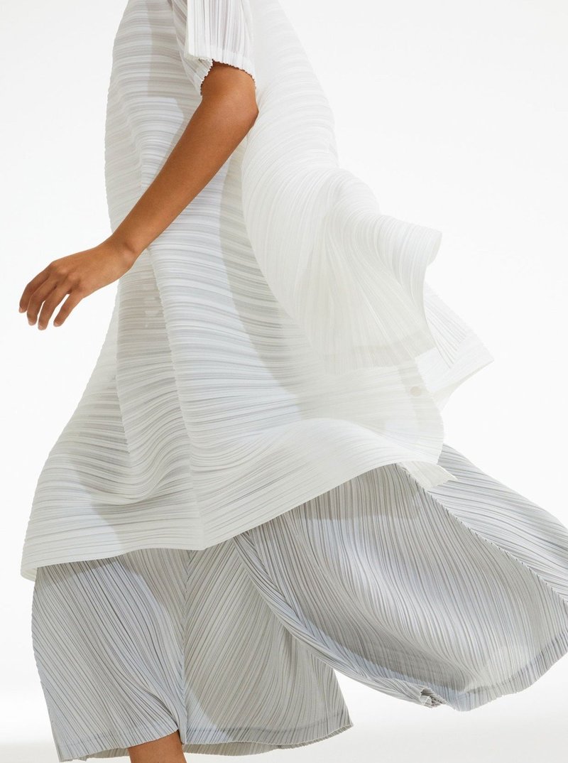 Pleats Please by Issey Miyake Komorebi Dress - White | Garmentory 