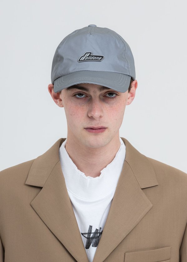 we11done Reflective We11done Logo Cap - Silver | Garmentory