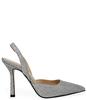 Giampaolo Viozzi Silver Glitter High Heel Sandals - Silver - Thumbnail 1