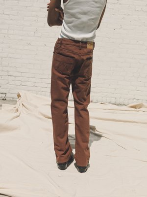 PHIPPS Cowboy Cotton Boot Cut Jeans - Saddle Brown PHIPPS Cowboy Cotton Boot Cut Jeans - Saddle Brown