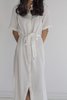 Descendant Cotton Gauze Shirt Dress - White - Thumbnail 6