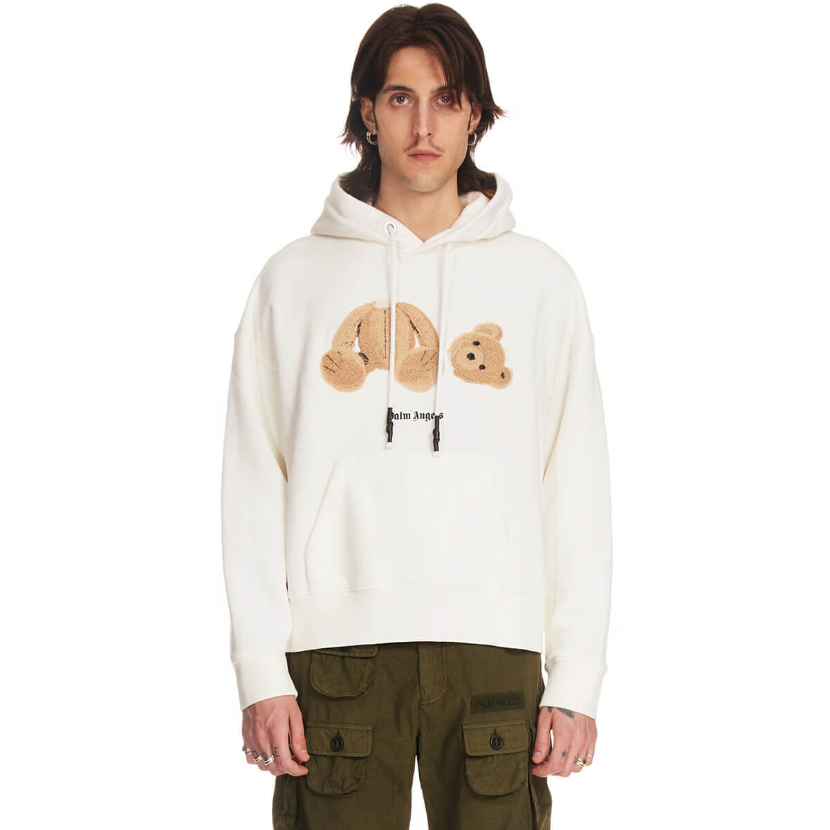 Palm Angels White Bear Hoodie Off White Bear In Mind Hoodie 2025