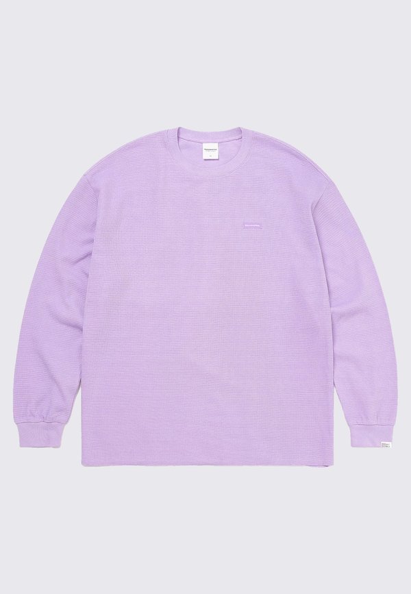 ThisIsNeverThat T-Logo Waffle Long Sleeve - lavender ThisIsNeverThat T-Logo Waffle Long Sleeve - lavender
