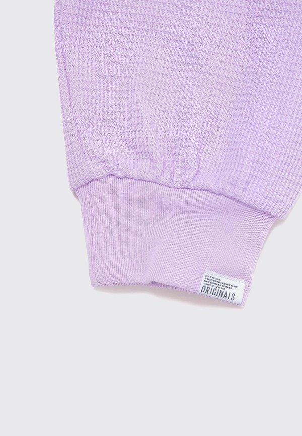ThisIsNeverThat T-Logo Waffle Long Sleeve - lavender ThisIsNeverThat T-Logo Waffle Long Sleeve - lavender