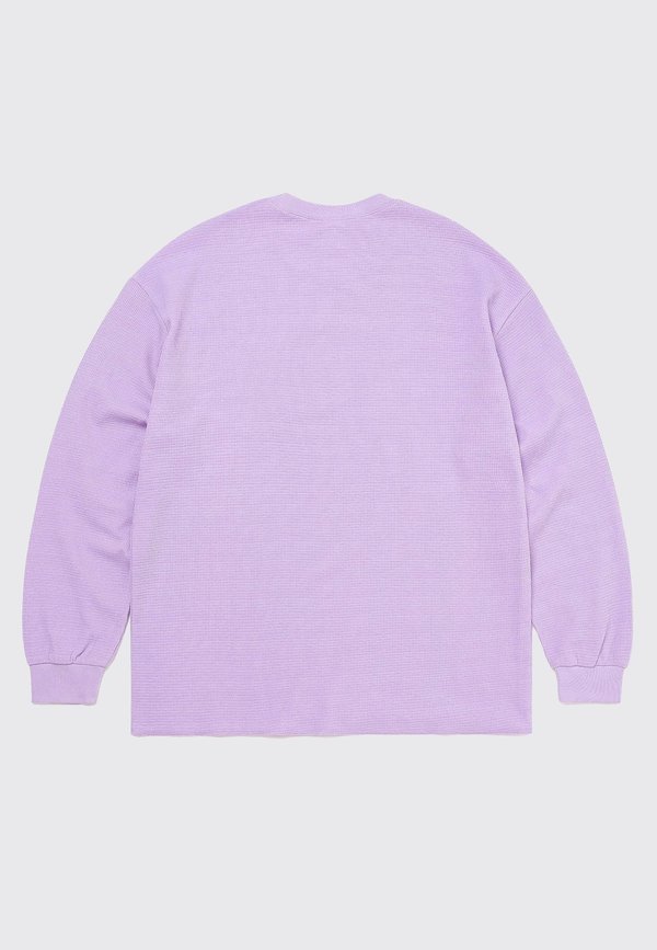 ThisIsNeverThat T-Logo Waffle Long Sleeve - lavender ThisIsNeverThat T-Logo Waffle Long Sleeve - lavender