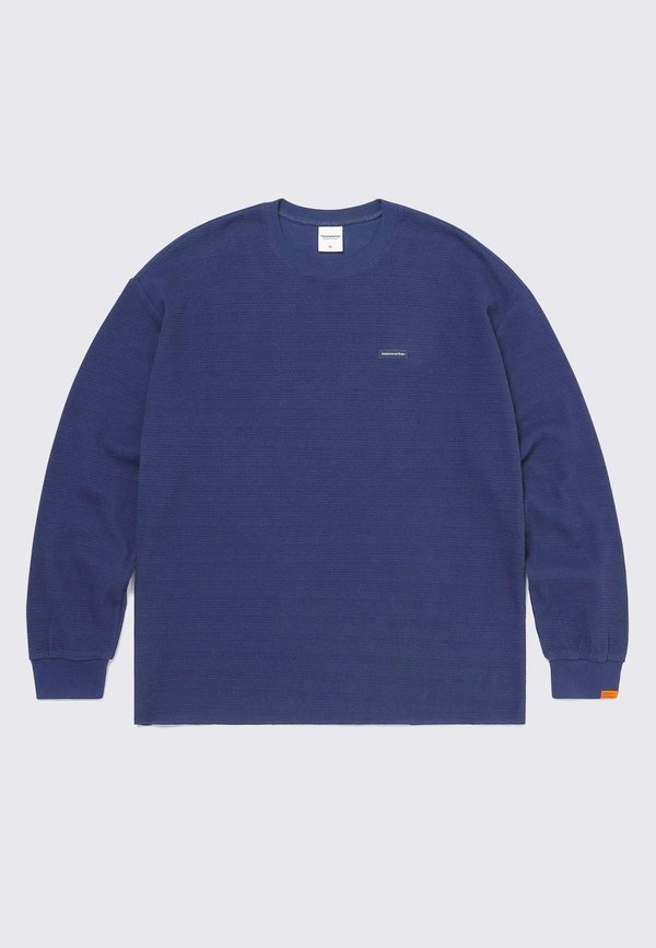 ThisIsNeverThat T-Logo Waffle Long Sleeve - navy ThisIsNeverThat T-Logo Waffle Long Sleeve - navy