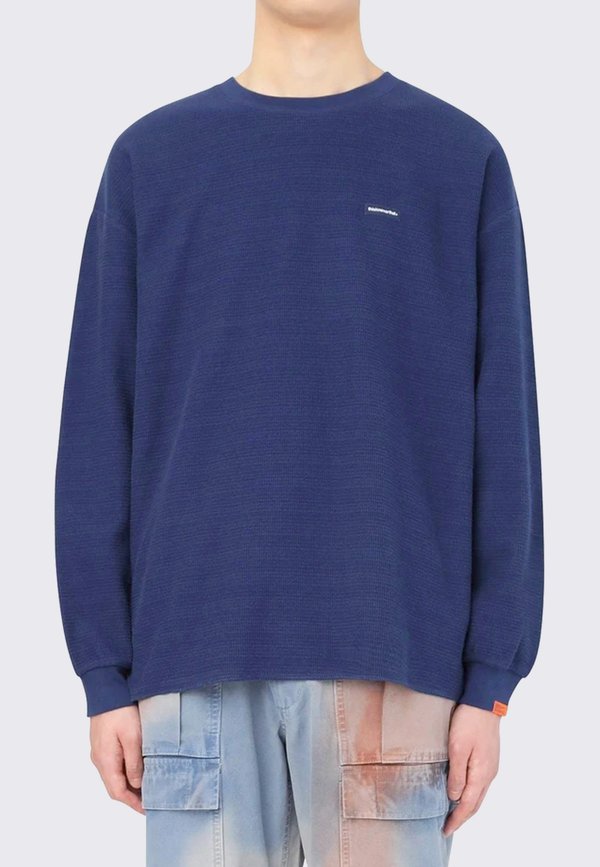 ThisIsNeverThat T-Logo Waffle Long Sleeve - navy ThisIsNeverThat T-Logo Waffle Long Sleeve - navy