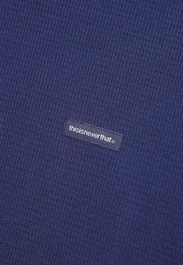 ThisIsNeverThat T-Logo Waffle Long Sleeve - navy ThisIsNeverThat T-Logo Waffle Long Sleeve - navy