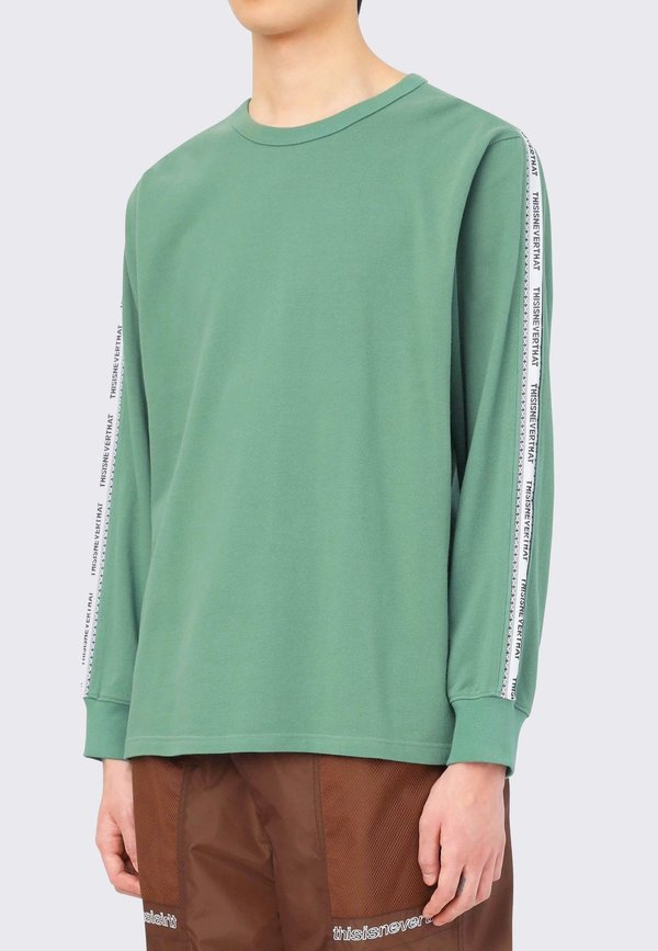 ThisIsNeverThat Taped Long Sleeve - green ThisIsNeverThat Taped Long Sleeve - green