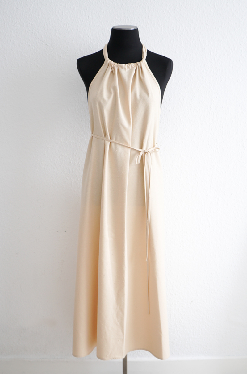 Baserange Dour Apron Dress - Tampa Tan | Garmentory