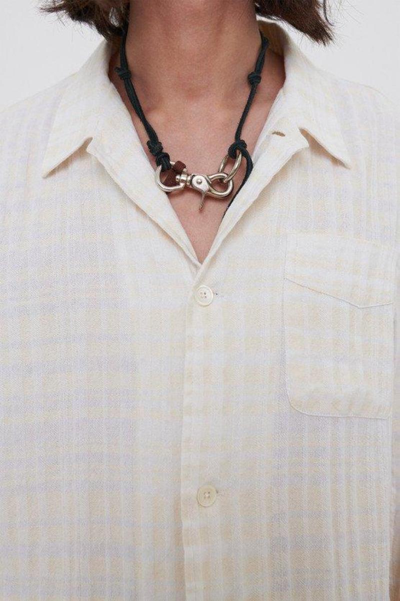 Our Legacy Box Shirt - White/Beige Check | Garmentory