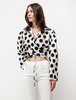 Hache Trumpet Blouse - Polka Dot - Thumbnail 1