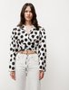 Hache Trumpet Blouse - Polka Dot - Thumbnail 2