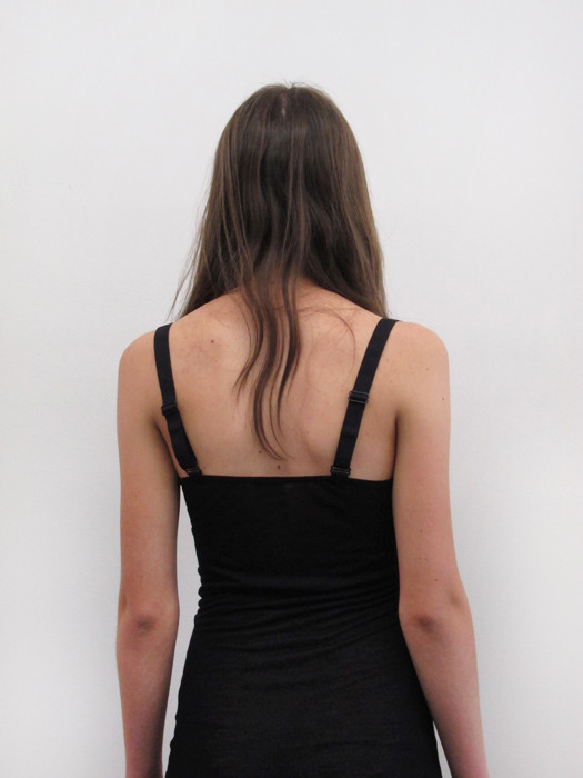Baserange US Slip Dress, Black Baserange US Slip Dress, Black