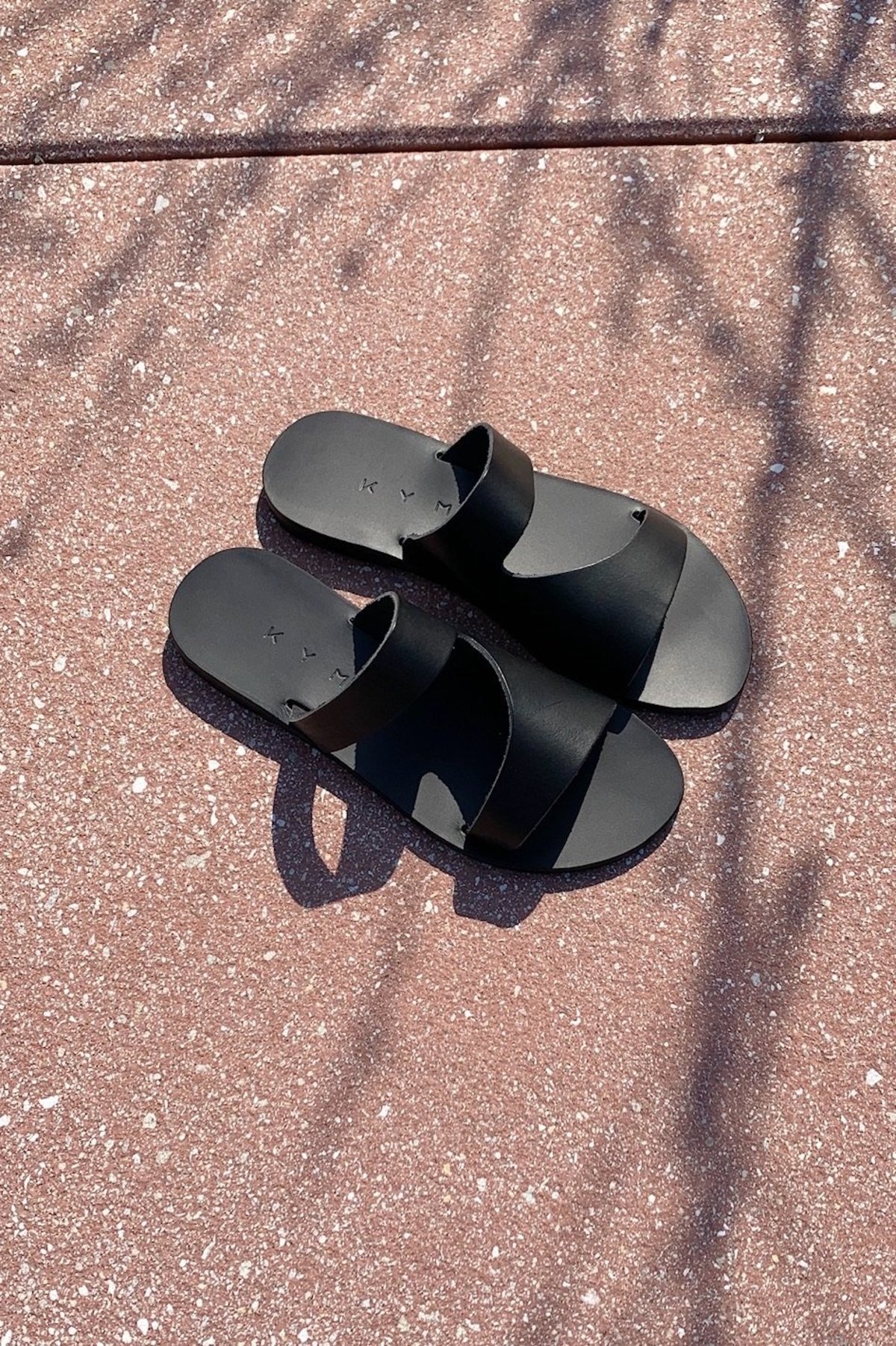 Lesvos Cutout Slip On Sandals - Black - Image 2 of 4