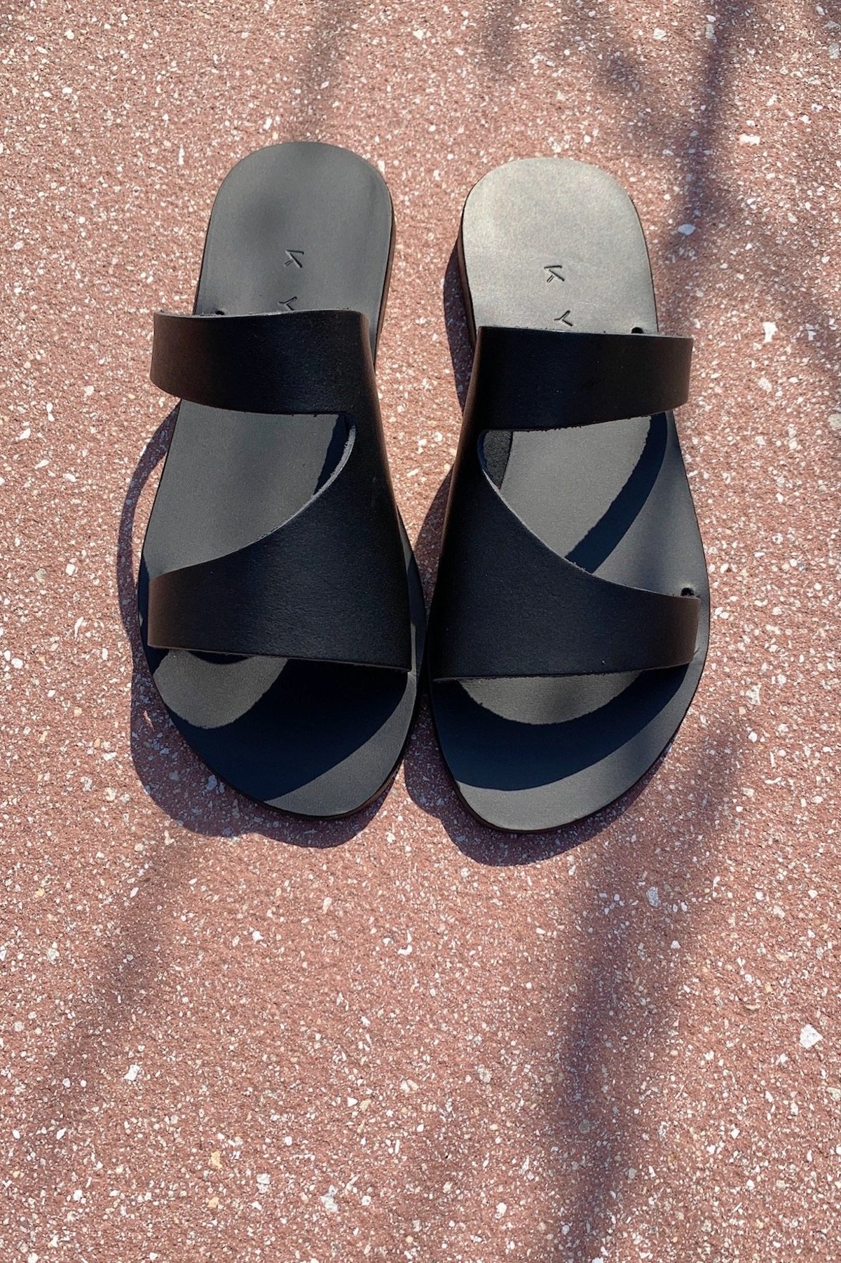 Lesvos Cutout Slip On Sandals - Black - Image 3 of 4