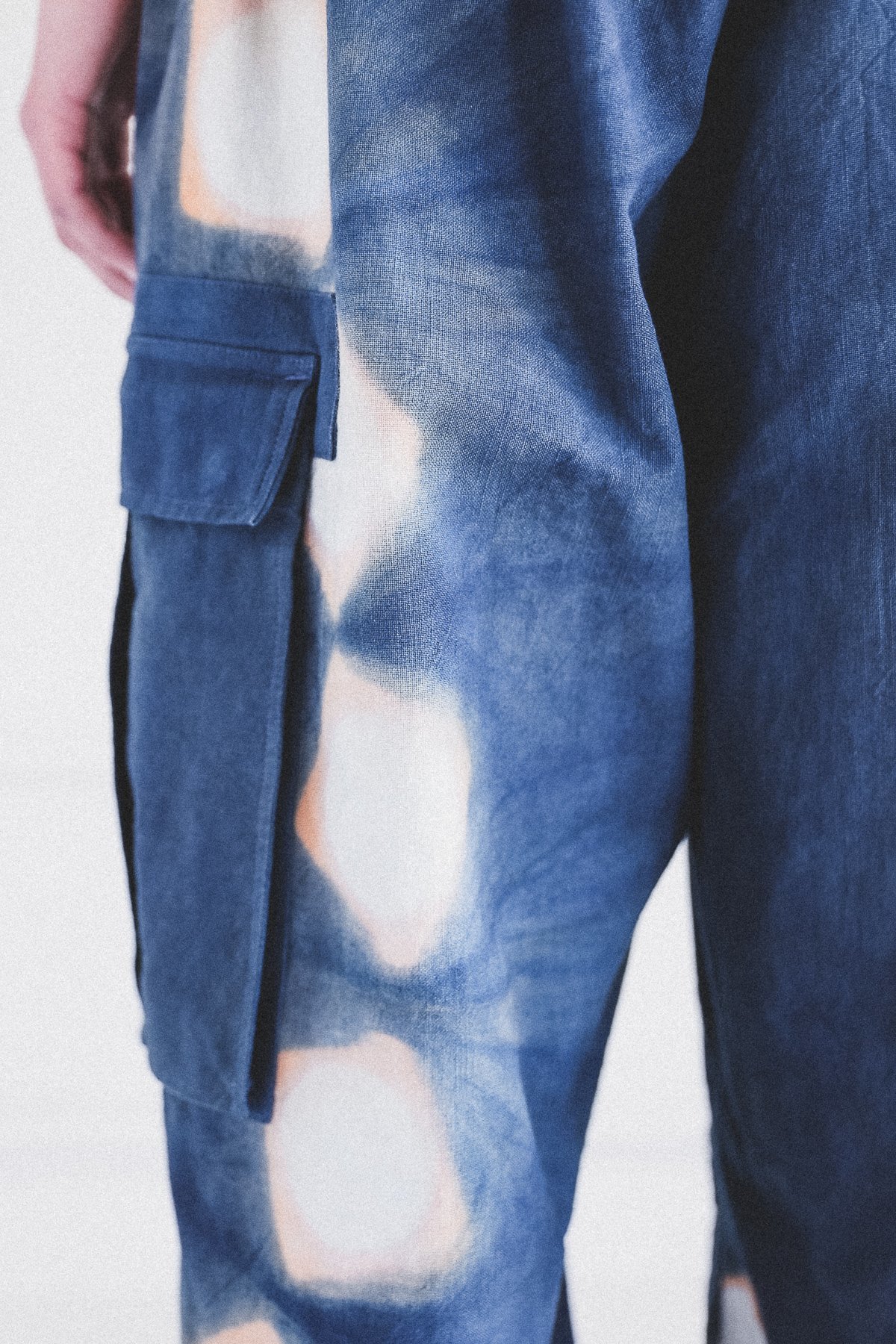STORY mfg. Peace Pants - Indigo/Pink Lunar Clamp Dye - Image 6 of 7
