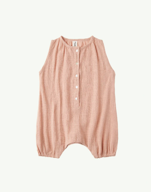 kids Summer & Storm Cotton Onesie - Dusty Peach kids Summer & Storm Cotton Onesie - Dusty Peach
