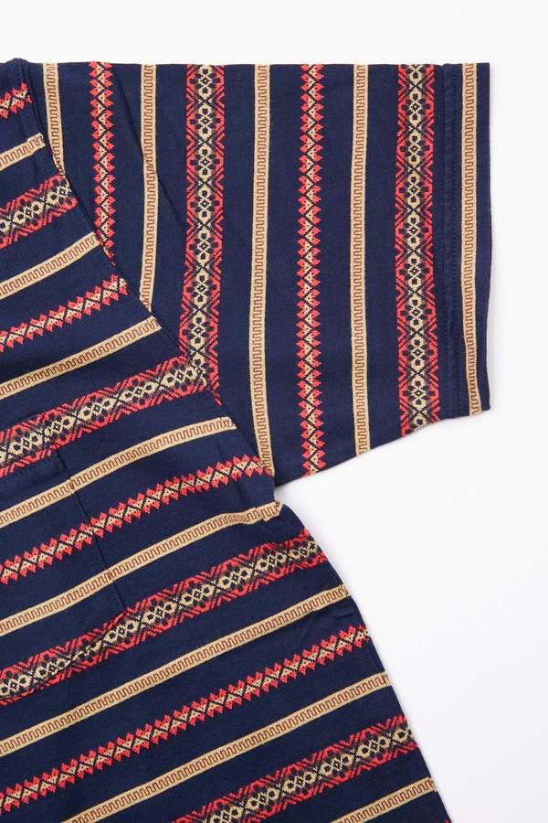 Beams Plus Pocket Tee - Jacquard Stripe/Navy Beams Plus Pocket Tee - Jacquard Stripe/Navy