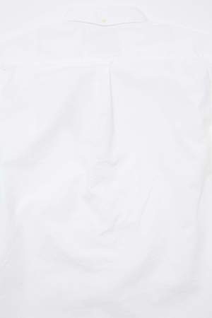 Beams Plus Short Sleeve B.D. Oxford Shirt - White Beams Plus Short Sleeve B.D. Oxford Shirt - White