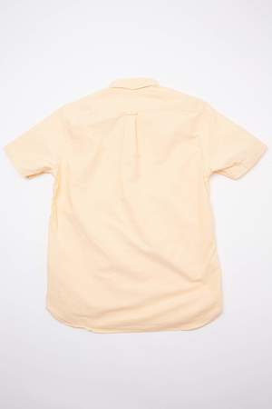 Beams Plus Short Sleeve B.D. Oxford Shirt - Yellow Beams Plus Short Sleeve B.D. Oxford Shirt - Yellow