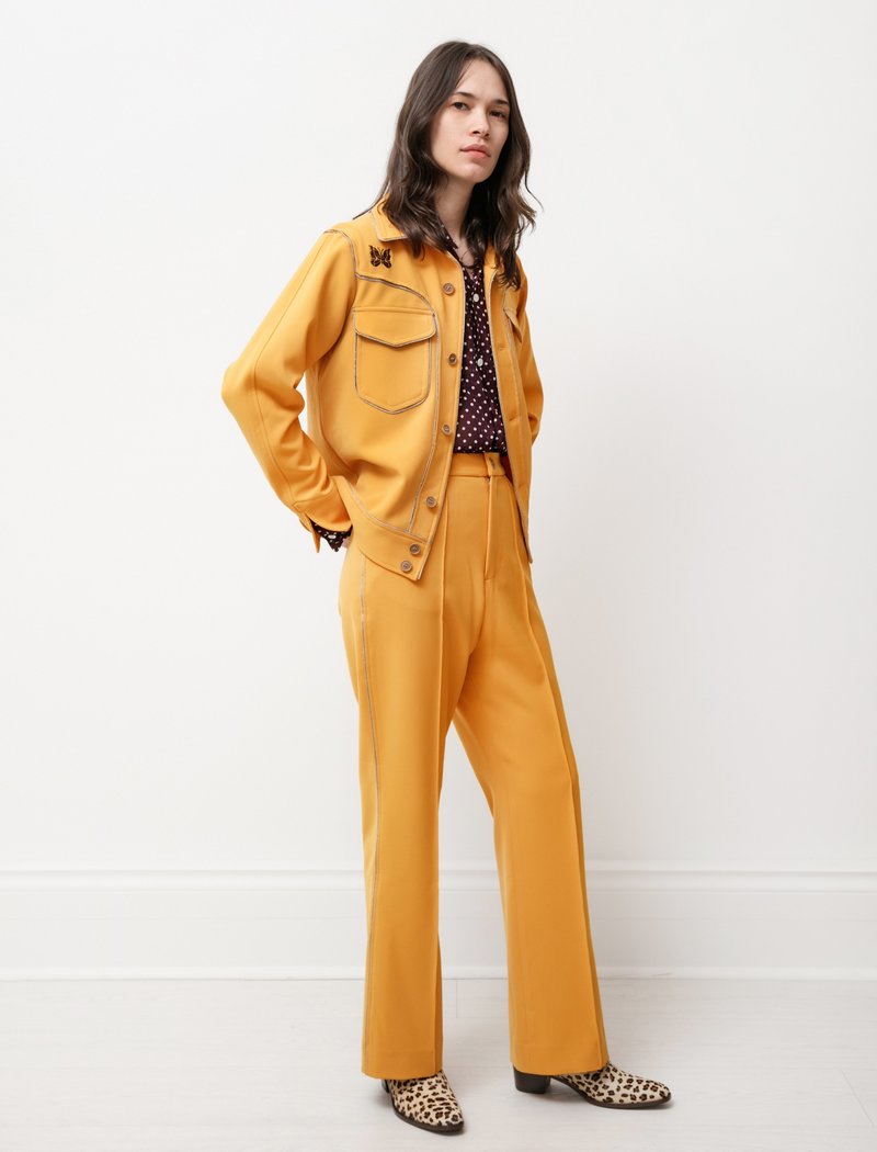 Needles Piping Cowboy Leisure Jacket - Yellow Gold | Garmentory