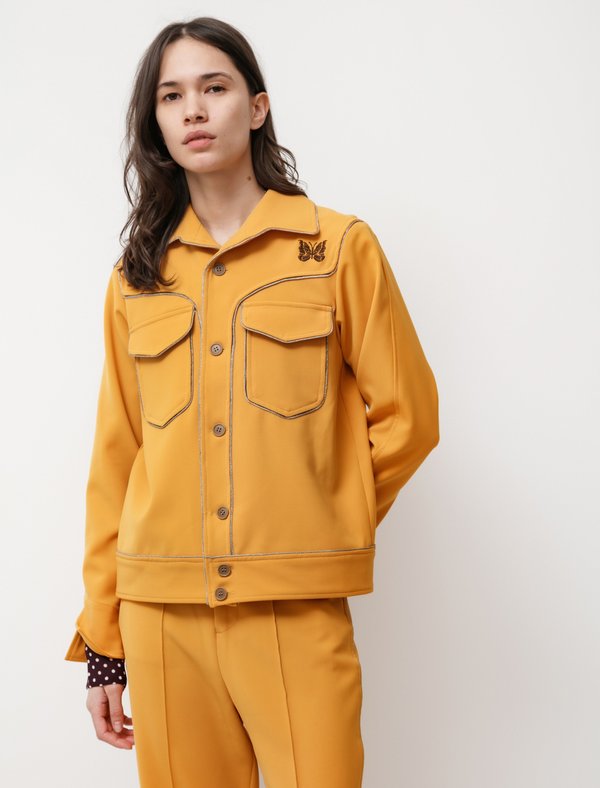 Needles Piping Cowboy Leisure Jacket - Yellow Gold | Garmentory