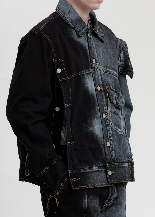 Feng Chen Wang Levi's Edition Denim Oversized Trucker Jacket