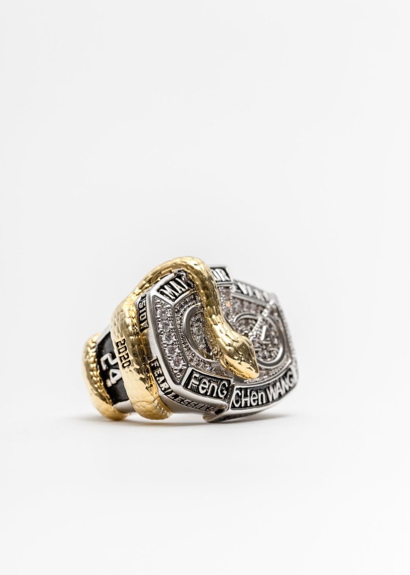 Feng Chen Wang コービー Steel Ring Necklace Feng Chen Wang Steel Ring Necklace - Silver | Garmentory