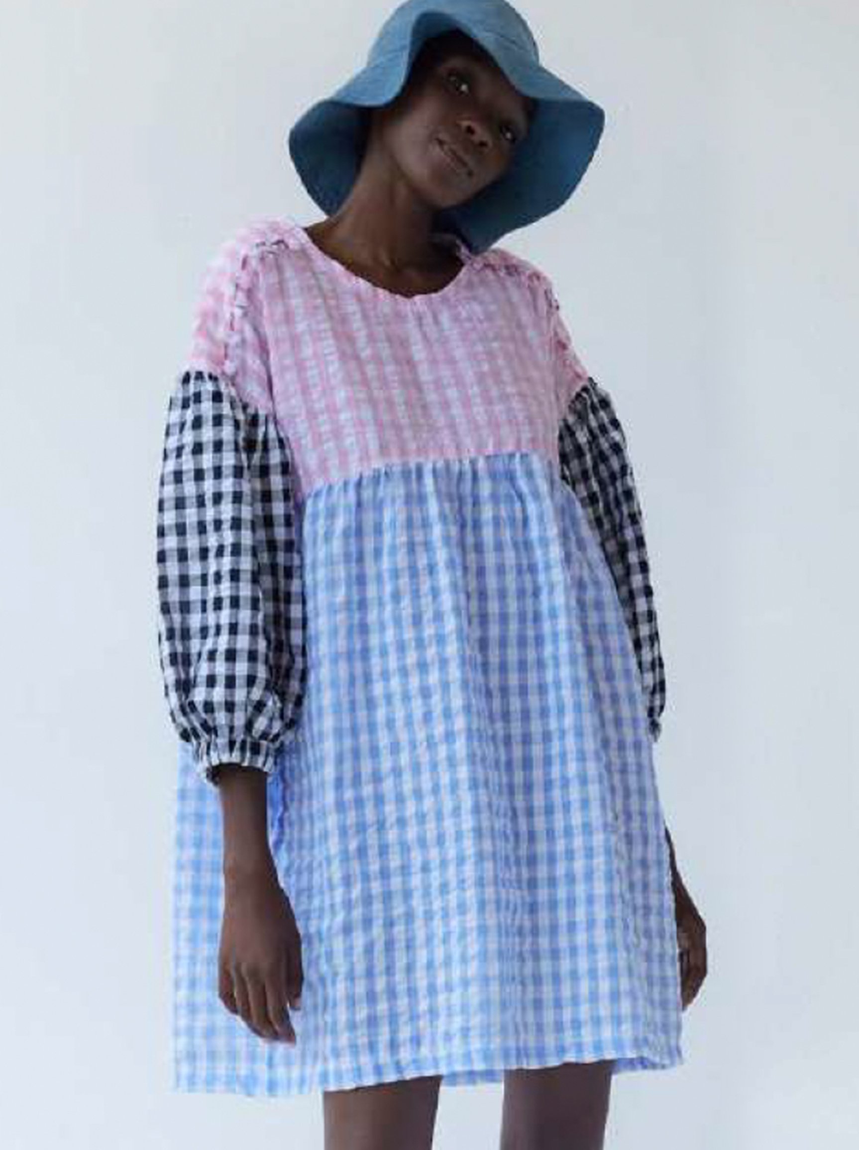 Tach Clothing Catarina Dress Blue/Black/Purple Garmentory