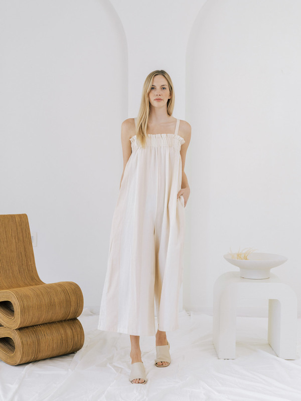 LAUDE the Label Laurel Jumpsuit - Tulum Stripe LAUDE the Label Laurel Jumpsuit - Tulum Stripe