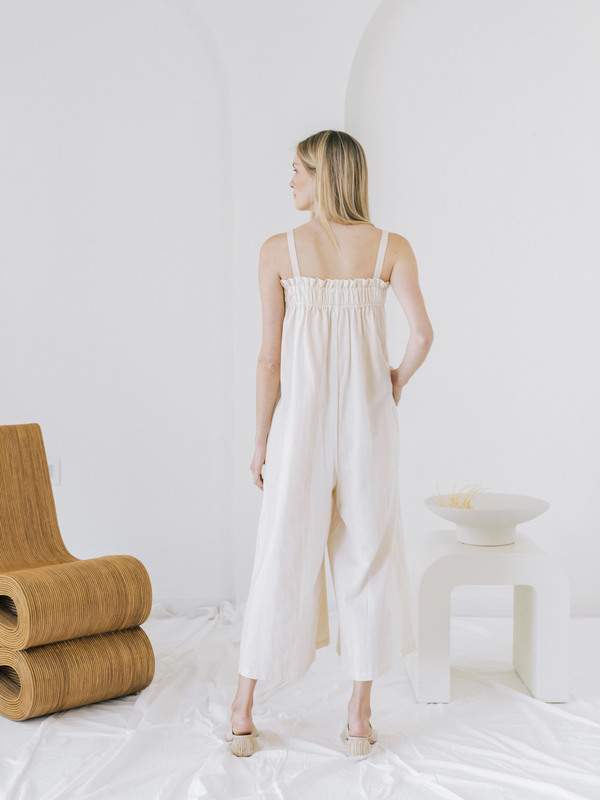 LAUDE the Label Laurel Jumpsuit - Tulum Stripe LAUDE the Label Laurel Jumpsuit - Tulum Stripe