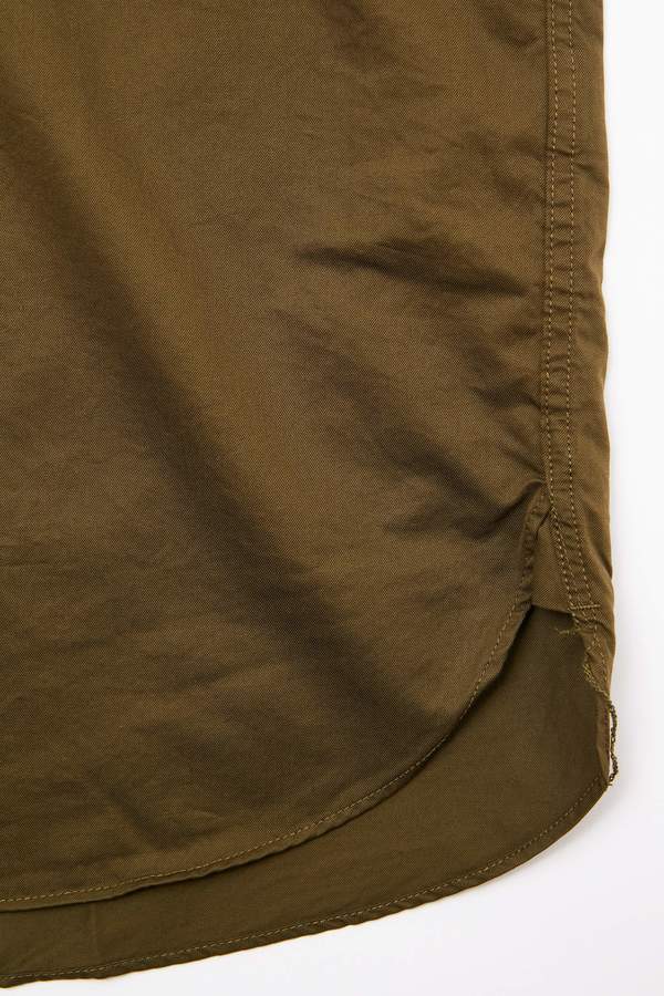 Beams Plus Short Sleeve Work Twill Shirt - Olive Beams Plus Short Sleeve Work Twill Shirt - Olive