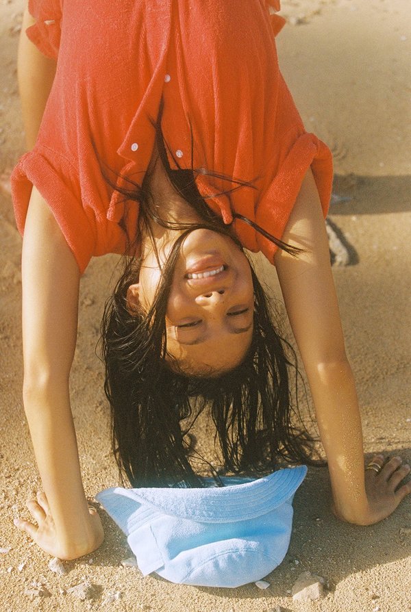 Lack of Color Wave Bucket Hat - Aqua Terry | Garmentory display picture 2