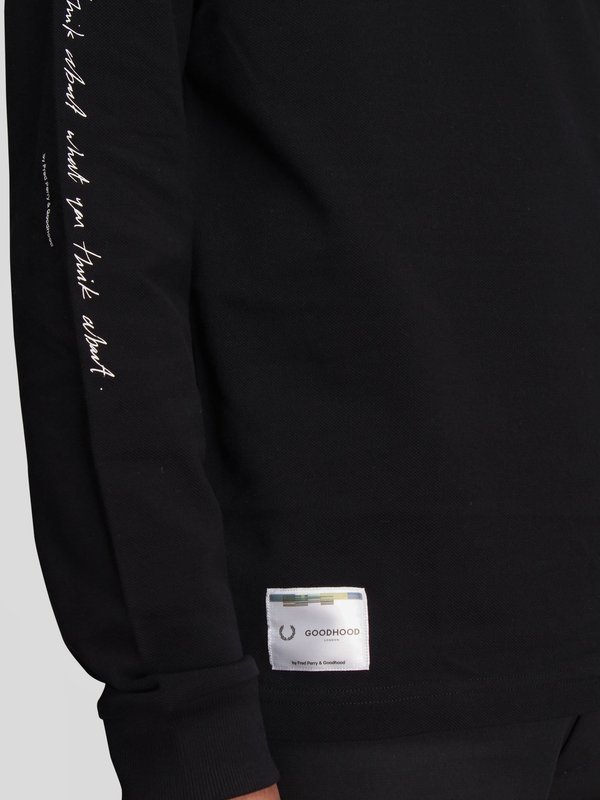 Goodhood x Fred Perry Printed LS Polo Shirt | Garmentory