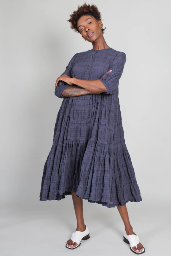 pleated tent dress KAAREM - Absorb Pleated Six Panel Tent Dress