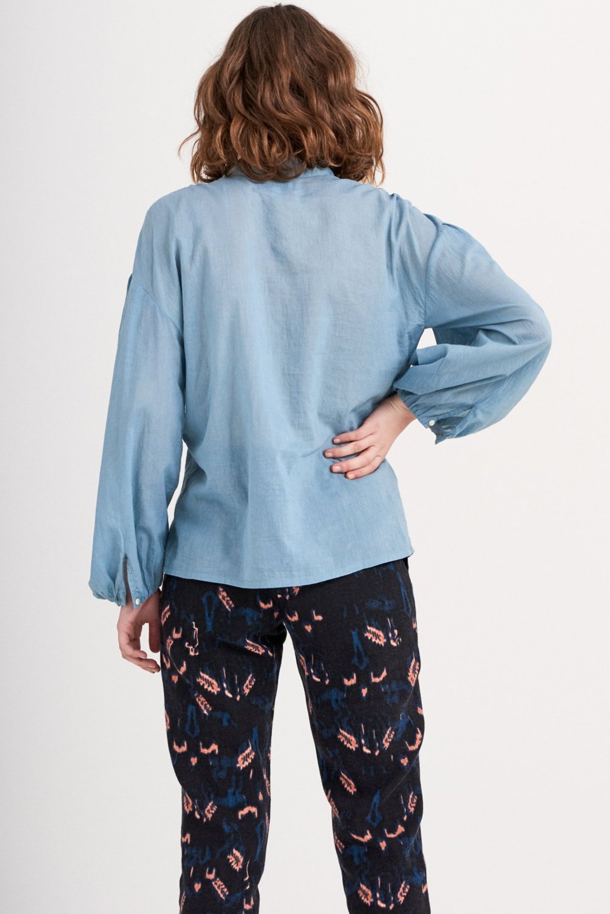 Antik Batik Lala Blouse - Sky Blue - Image 2 of 4