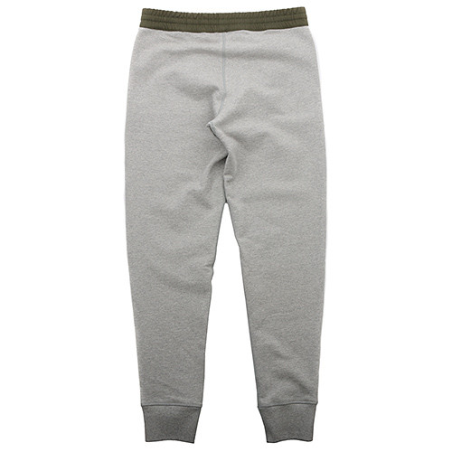 {ie WOVEN WAISTBAND SWEATPANT HEATHER GREY / OLIVE {ie WOVEN WAISTBAND SWEATPANT HEATHER GREY / OLIVE