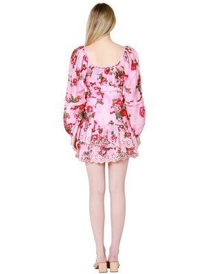 LoveShackFancy Ambrosia Mini Dress - Pink Desert | Garmentory