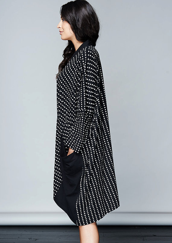 Komana Oversized Dot Jacket Komana Oversized Dot Jacket